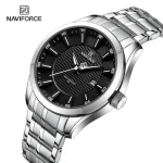Montre Homme Quartz Calendrier Argent 8032SB
