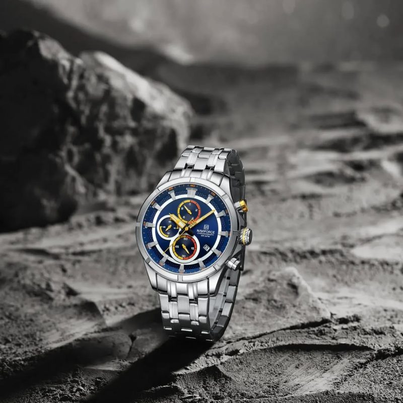 Montre Homme Chronographe Argent 8046SBES