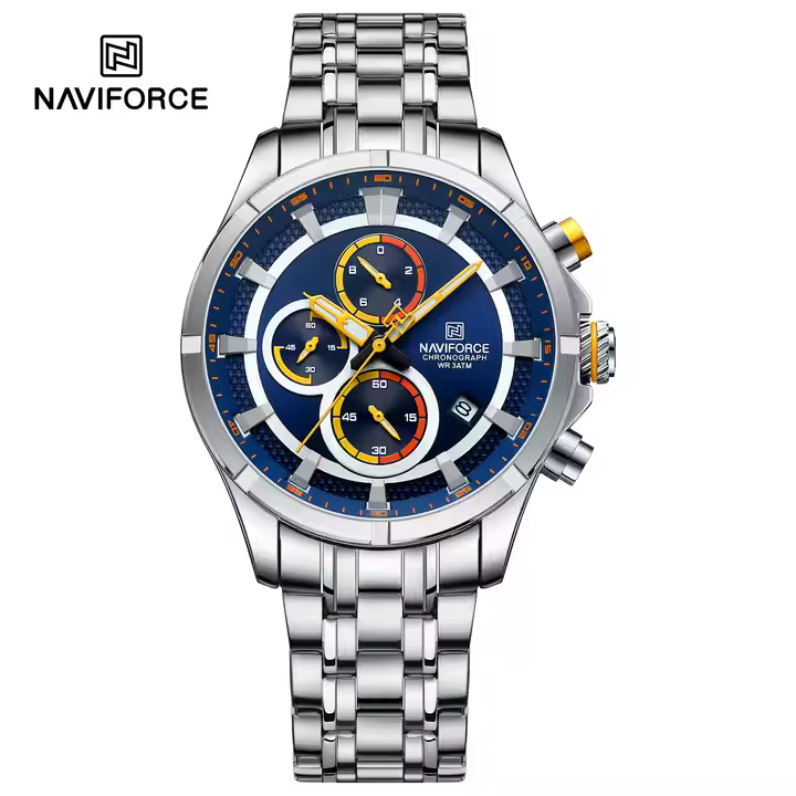 Montre Homme Chronographe Argent 8046SBES
