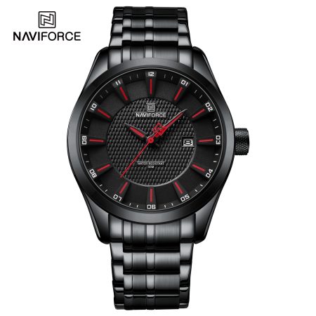 Montre Homme Quartz Calendrier Noir 8032BR