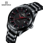 Montre Homme Quartz Calendrier Noir 8032BR