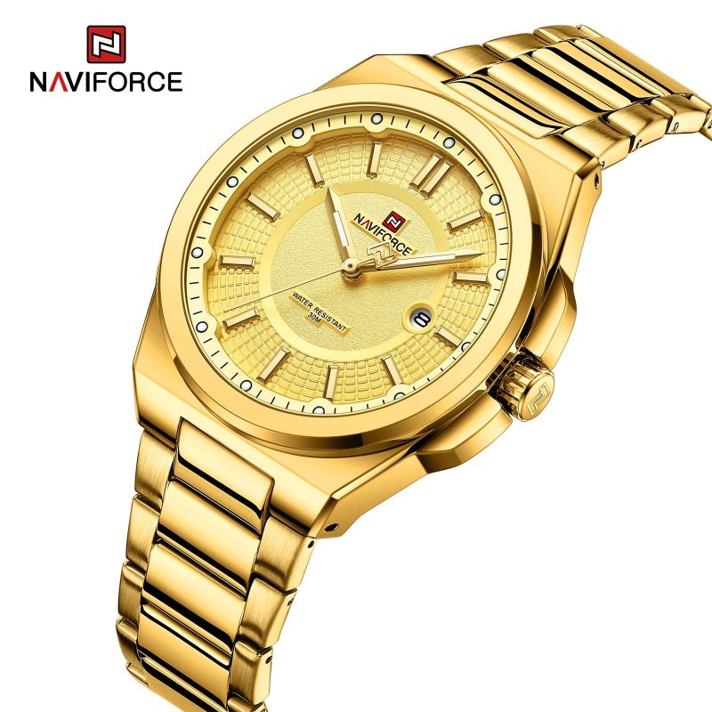 Montre Homme Quartz Calendrier Or 9212GG