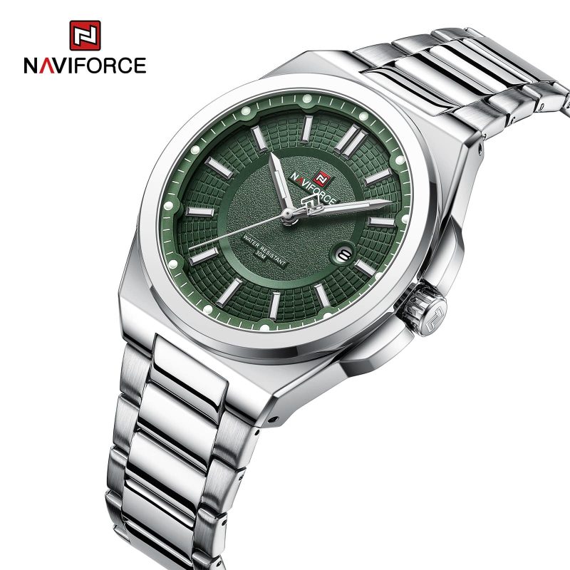 Montre Homme Quartz Calendrier Argent 9212SGN