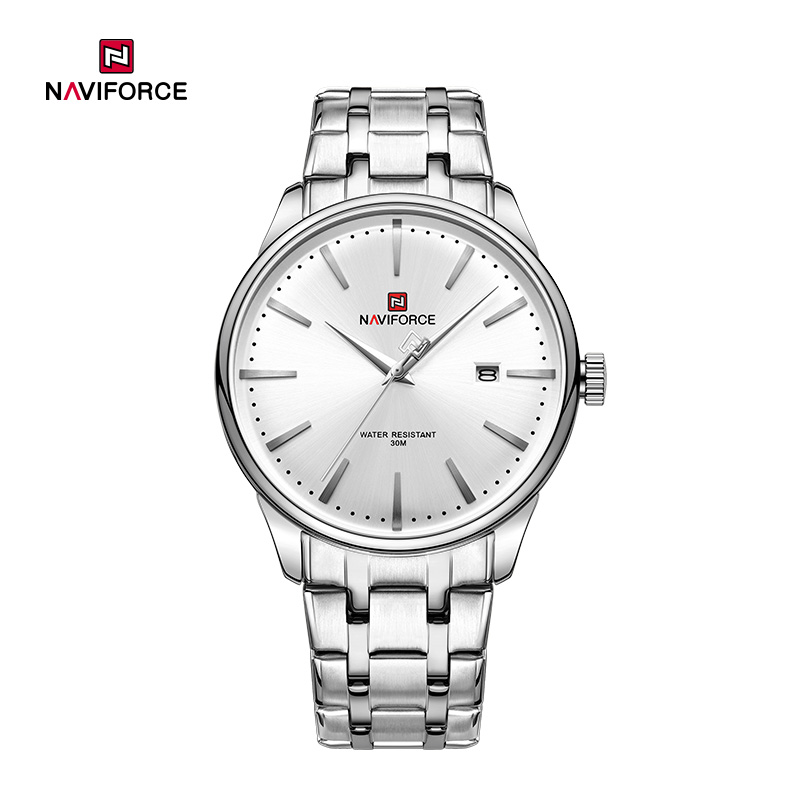 Montre Homme Quartz Calendrier Argent 9230SWS
