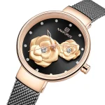 Montre Femme Naviforce en Acier Noir 5013RGBB