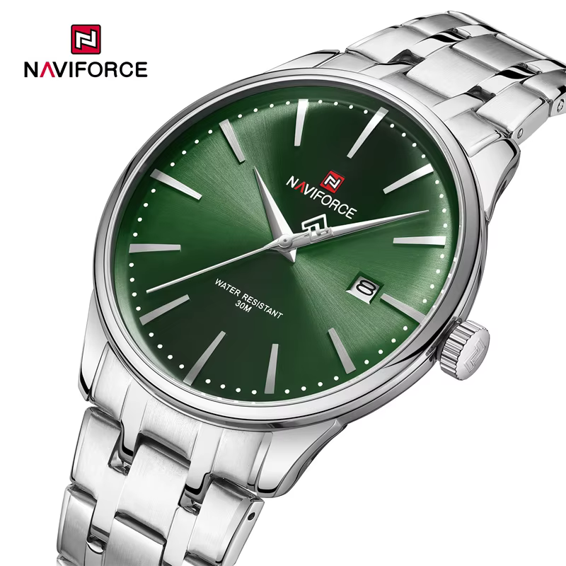 Montre Homme Quartz Calendrier Argent 9230SGNS