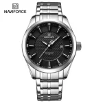 Montre Homme Quartz Calendrier Argent 8032SB