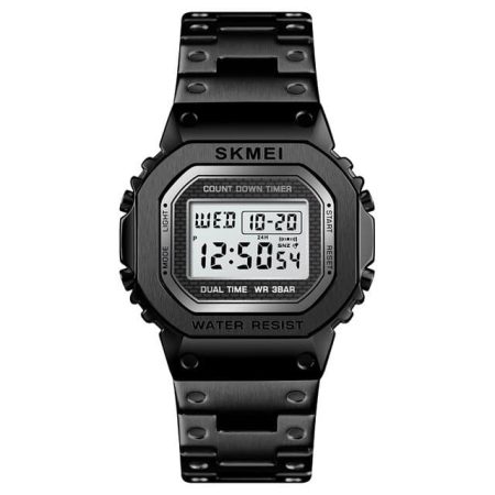 Montre Homme Quartz Numérique Noir 1456BK