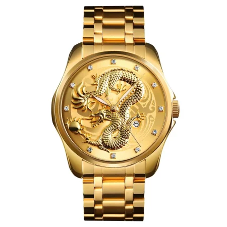 Montre Homme Skmei en Acier Or 9193GDGD