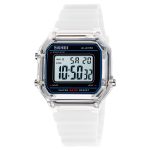 Montre Femme Quartz Numérique Blanc 1698BKWT