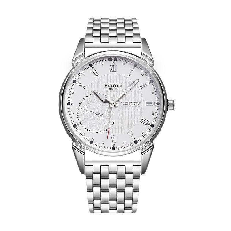 Montre Homme Yazole en Acier Argent 427WHSS
