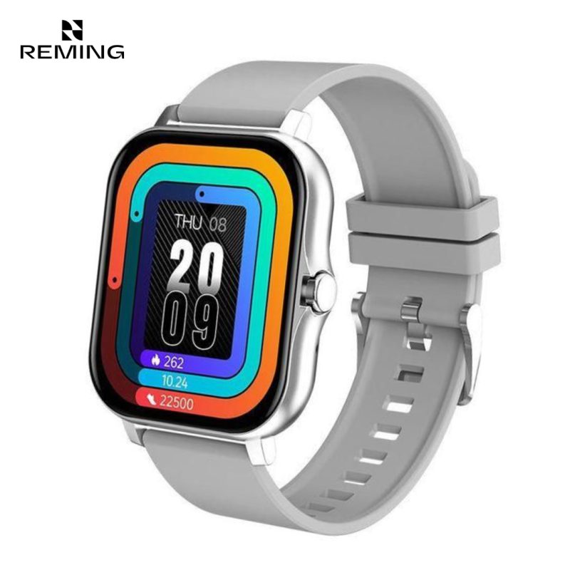 Montre Connectée Reming Touch en Silicone Argent ATY13