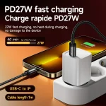 Cable de recharge Tressé iPhone Lightning 2.4A Type-C