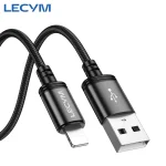 Cable de recharge Tressé iPhone Lightning 2.4A USB-A