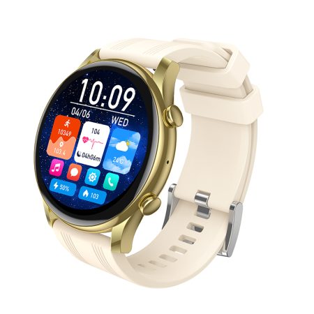 Montre connectée Amoled Appels Bluetooth Or Y38